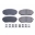Picture of Power Stop 07-15 Ford Edge Front Z17 Evolution Ceramic Brake Pads w-Hardware