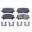 Picture of Power Stop 07-13 Acura MDX Rear Z17 Evolution Ceramic Brake Pads w-Hardware