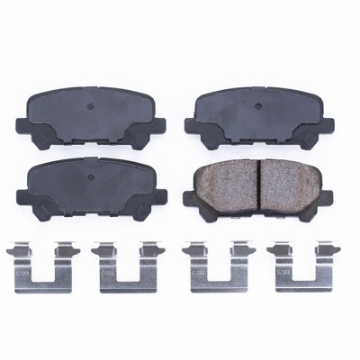 Picture of Power Stop 07-13 Acura MDX Rear Z17 Evolution Ceramic Brake Pads w-Hardware