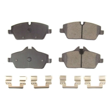 Picture of Power Stop 14-18 BMW i3 Front Z17 Evolution Ceramic Brake Pads w-Hardware
