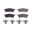 Picture of Power Stop 2007 Chevrolet Optra Rear Z17 Evolution Ceramic Brake Pads w-Hardware
