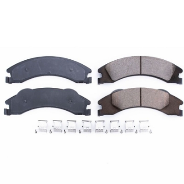 Picture of Power Stop 08-14 Ford E-150 Rear Z17 Evolution Ceramic Brake Pads w-Hardware