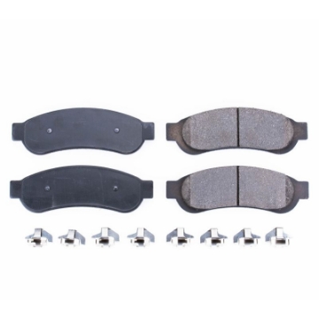 Picture of Power Stop 10-12 Ford F-250 Super Duty Rear Z17 Evolution Ceramic Brake Pads w-Hardware