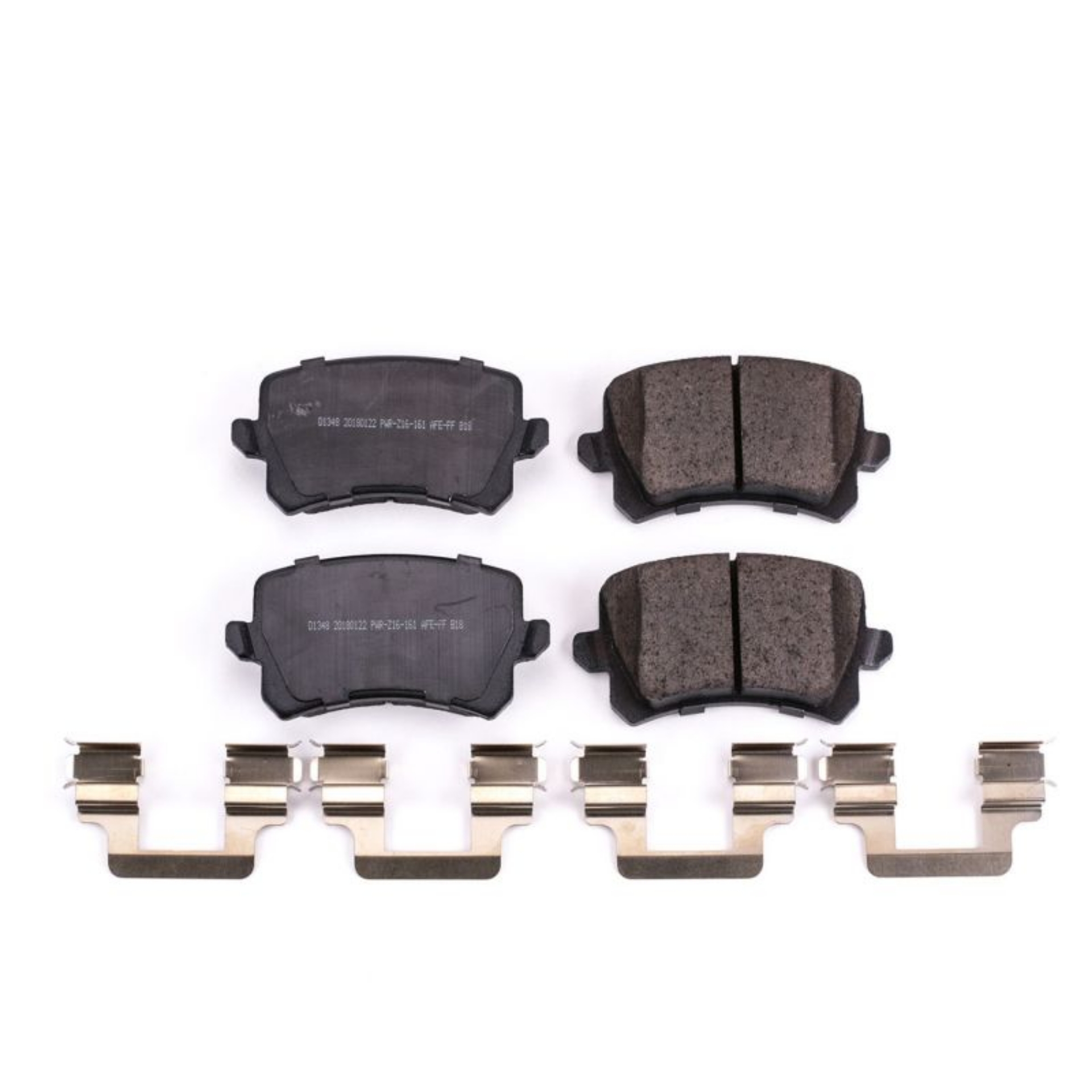 Picture of Power Stop 2015 Audi Q3 Rear Z17 Evolution Ceramic Brake Pads w-Hardware