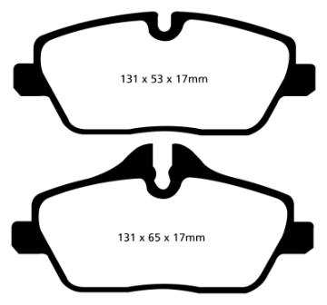 Picture of EBC 14+ BMW i3 Electric Ultimax2 Front Brake Pads