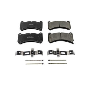 Picture of Power Stop 13-14 Ford Mustang Front Z17 Evolution Ceramic Brake Pads w-Hardware