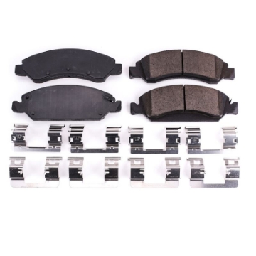 Picture of Power Stop 2008 Chevrolet Avalanche Front Z17 Evolution Ceramic Brake Pads w-Hardware