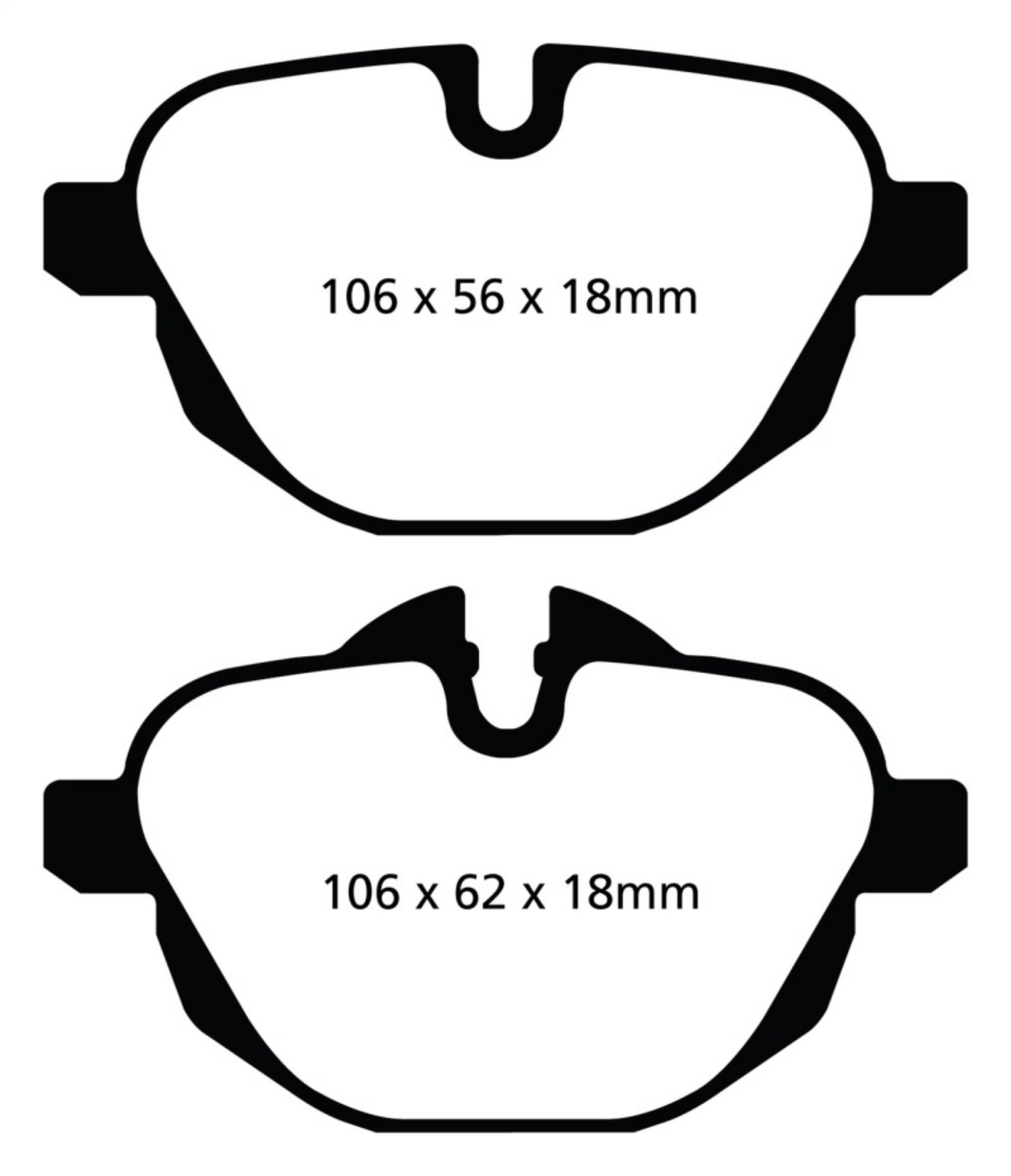 Picture of EBC 14+ BMW i8 1-5 Turbo-Electric Yellowstuff Rear Brake Pads