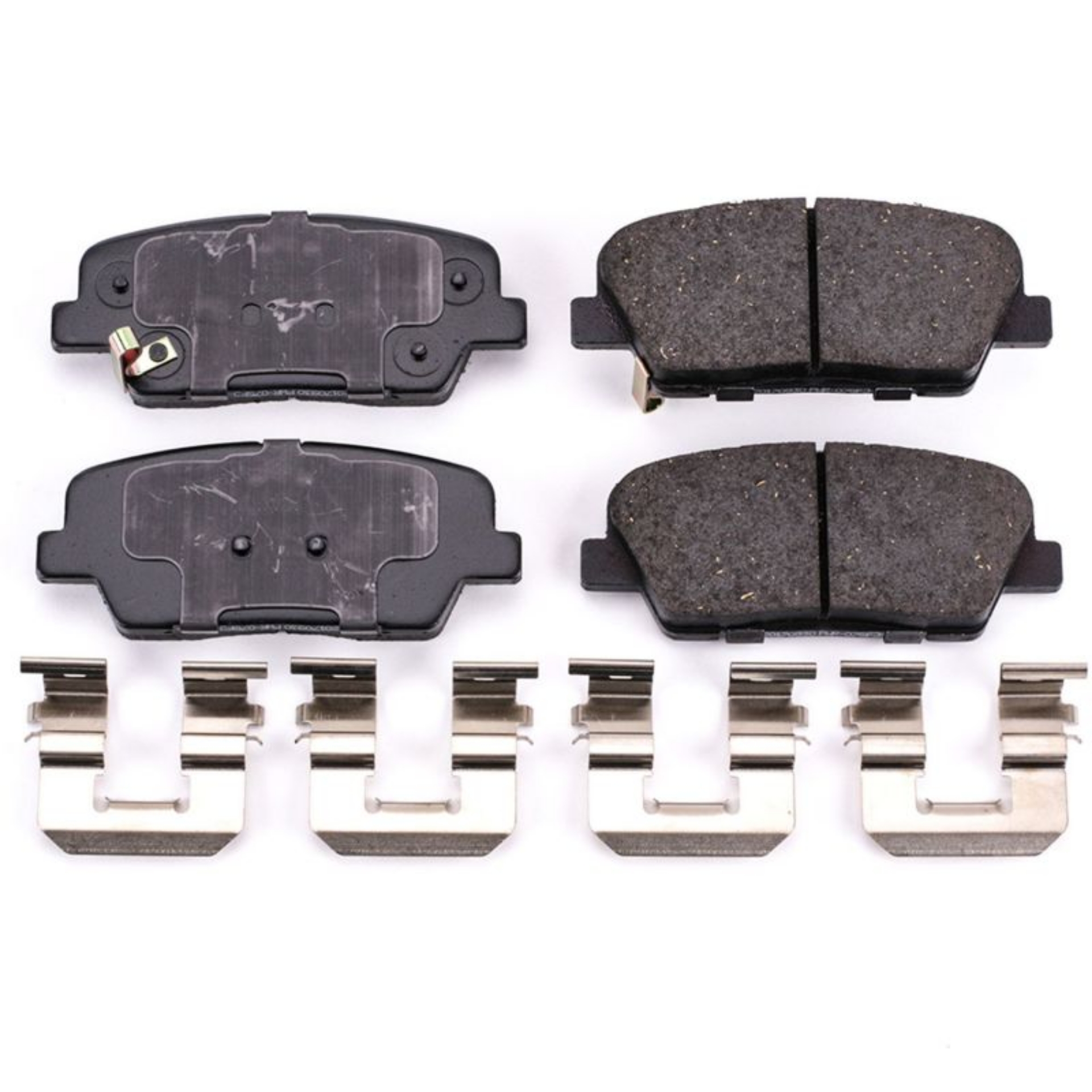 Picture of Power Stop 2010 Hyundai Genesis Rear Z17 Evolution Ceramic Brake Pads w-Hardware