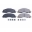 Picture of Power Stop 09-10 Dodge Ram 2500 Front Z17 Evolution Ceramic Brake Pads w-Hardware