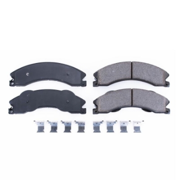 Picture of Power Stop 2011 GMC Sierra 2500 HD Front or Rear Z17 Evolution Ceramic Brake Pads w-Hardware
