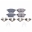 Picture of Power Stop 11-17 Lexus CT200h Rear Z17 Evolution Ceramic Brake Pads w-Hardware