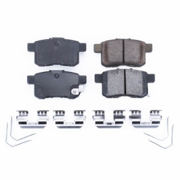 Picture of Power Stop 11-14 Acura TSX Rear Z17 Evolution Ceramic Brake Pads w-Hardware