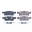 Picture of Power Stop 11-16 Dodge Durango Front Z17 Evolution Ceramic Brake Pads w-Hardware