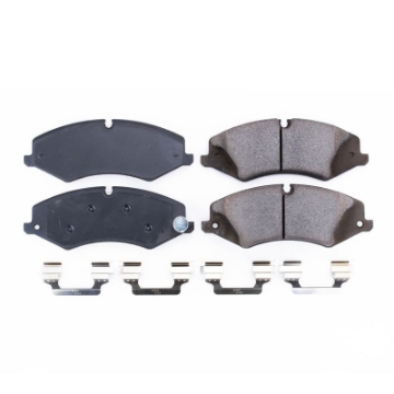 Picture of Power Stop 2017 Land Rover Discovery Front Z17 Evolution Ceramic Brake Pads w-Hardware