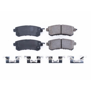 Picture of Power Stop 11-13 Infiniti QX56 Rear Z17 Evolution Ceramic Brake Pads w-Hardware