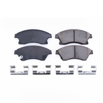 Picture of Power Stop 11-15 Chevrolet Cruze Front Z17 Evolution Ceramic Brake Pads w-Hardware