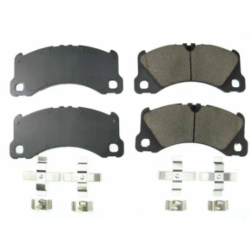 Picture of Power Stop 13-17 Porsche Cayenne Front Z17 Evolution Ceramic Brake Pads w-Hardware