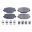 Picture of Power Stop 12-16 Chrysler Town & Country Rear Z17 Evolution Ceramic Brake Pads w-Hardware