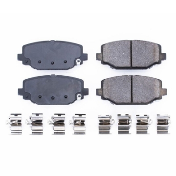 Picture of Power Stop 12-16 Chrysler Town & Country Rear Z17 Evolution Ceramic Brake Pads w-Hardware