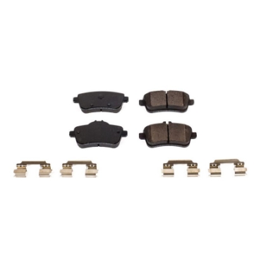Picture of Power Stop 16-19 Mercedes-Benz GLE350 Rear Z17 Evolution Ceramic Brake Pads w-Hardware