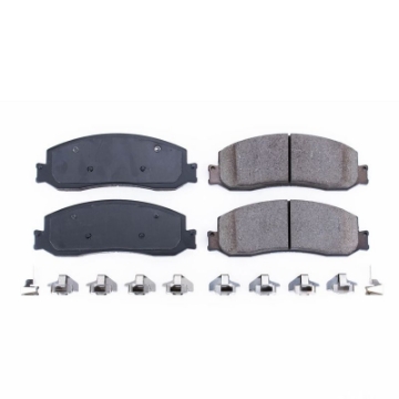 Picture of Power Stop 2012 Ford F-250 Super Duty Front Z17 Evolution Ceramic Brake Pads w-Hardware