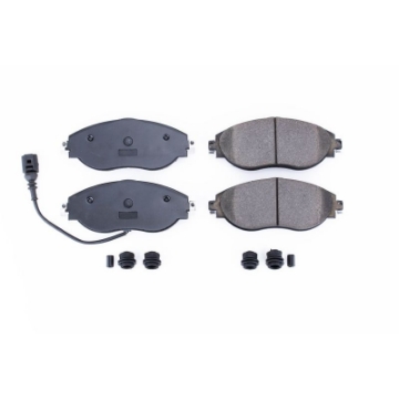 Picture of Power Stop 2019 Audi A3 Quattro Front Z17 Evolution Ceramic Brake Pads w-Hardware