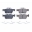 Picture of Power Stop 17-18 Ford Edge Rear Z17 Evolution Ceramic Brake Pads w-Hardware