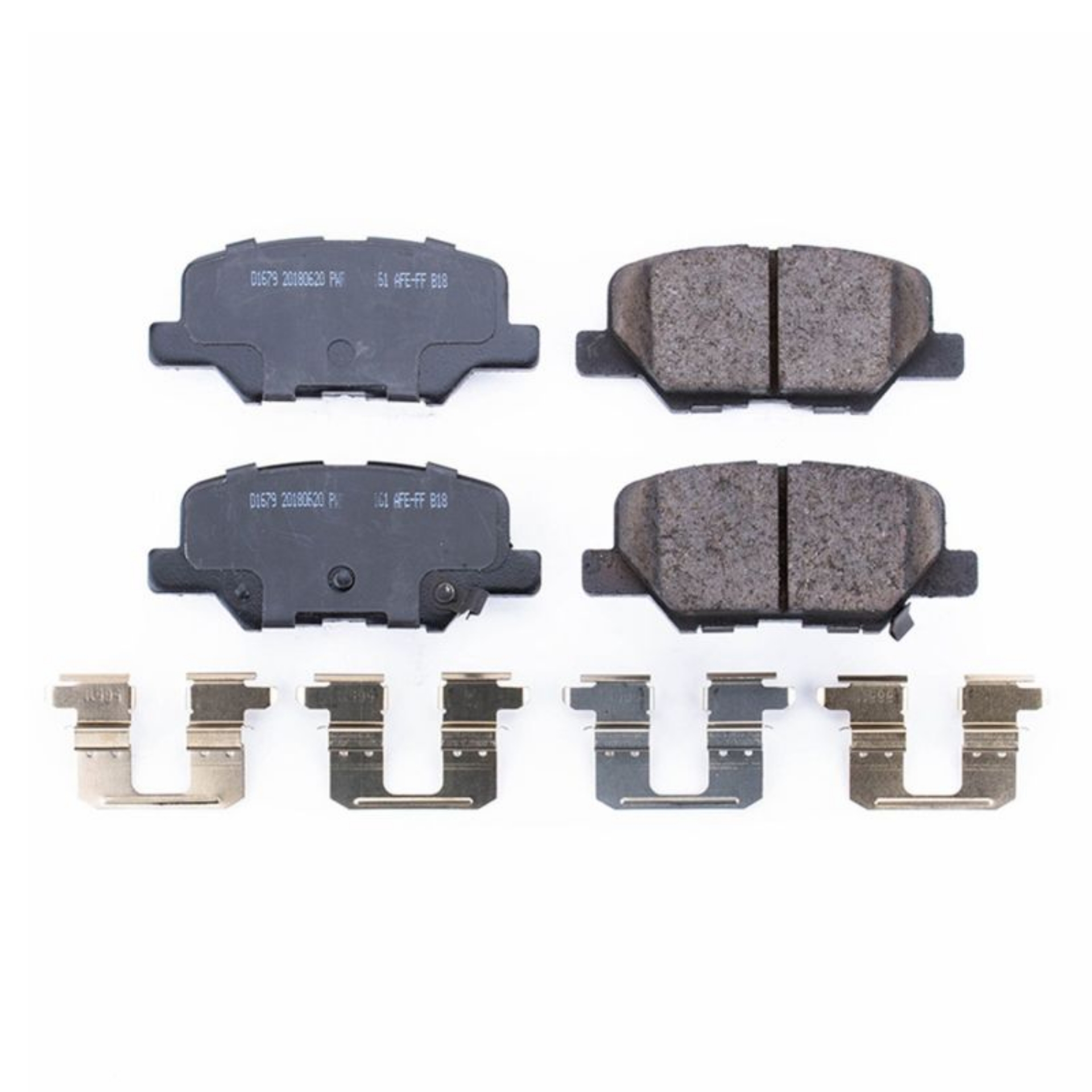 Picture of Power Stop 14-16 Mazda 3 Rear Z17 Evolution Ceramic Brake Pads w-Hardware