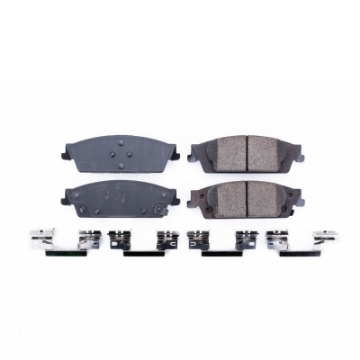 Picture of Power Stop 15-19 Cadillac Escalade Rear Z17 Evolution Ceramic Brake Pads w-Hardware