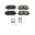 Picture of Power Stop 14-16 Acura MDX Rear Z17 Evolution Ceramic Brake Pads w-Hardware