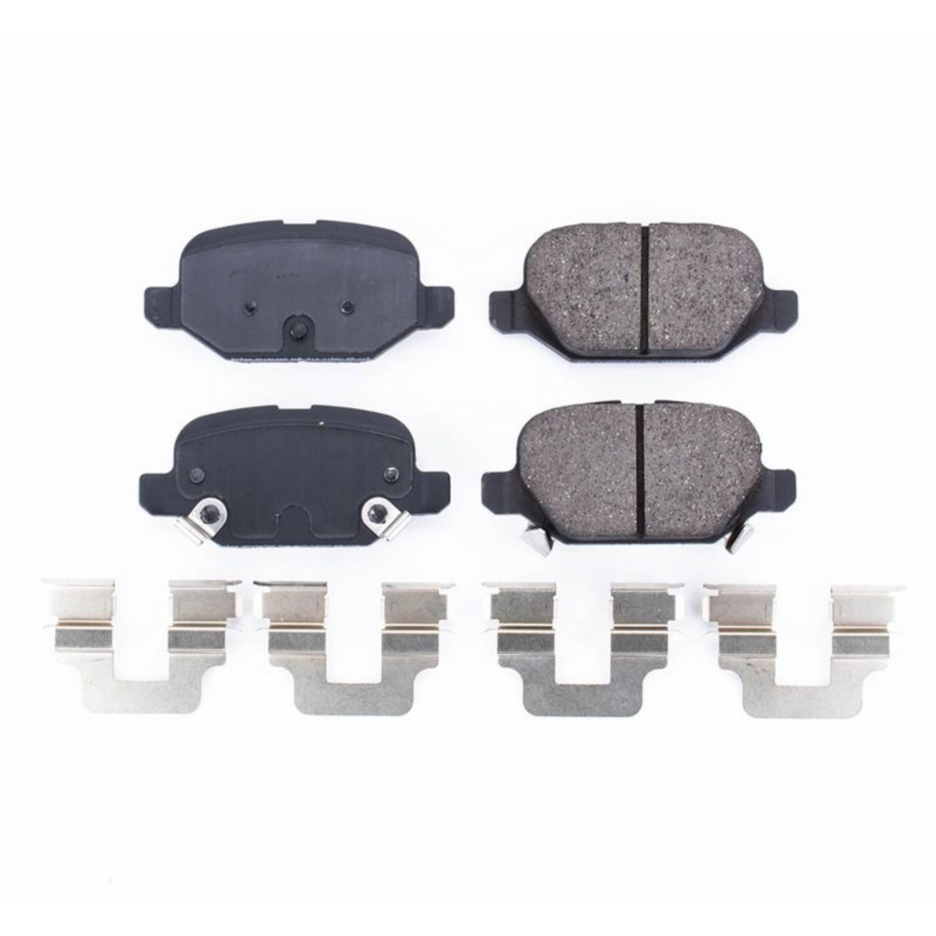 Picture of Power Stop 13-17 Fiat 500 Rear Z17 Evolution Ceramic Brake Pads w-Hardware