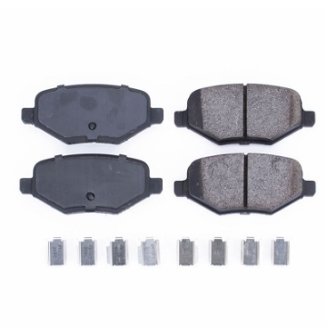 Picture of Power Stop 14-15 Ford Edge Rear Z17 Evolution Ceramic Brake Pads w-Hardware