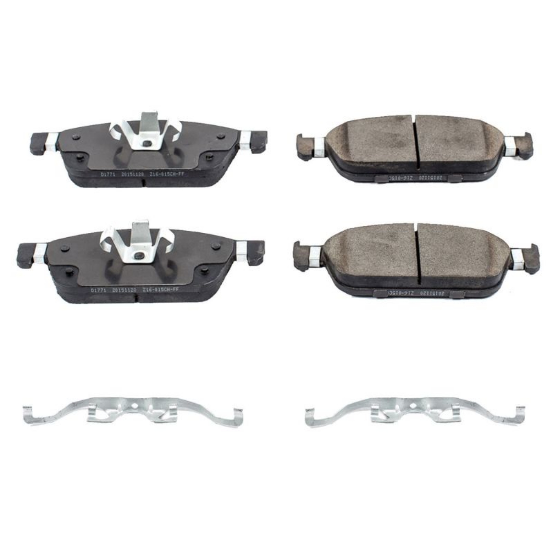 Picture of Power Stop 15-18 Ford Focus Front Z17 Evolution Ceramic Brake Pads w-Hardware
