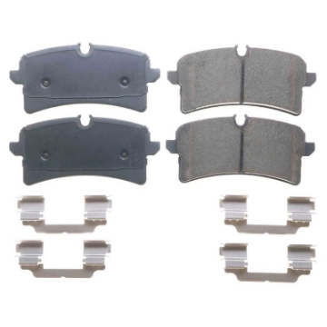 Picture of Power Stop 16-18 Audi A7 Quattro Rear Z17 Evolution Ceramic Brake Pads w-Hardware