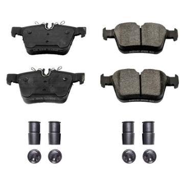 Picture of Power Stop 15-19 Mercedes-Benz C300 Rear Z17 Evolution Ceramic Brake Pads w-Hardware
