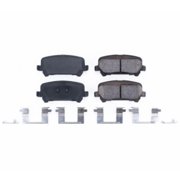 Picture of Power Stop 15-19 Chevrolet Colorado Rear Z17 Evolution Ceramic Brake Pads w-Hardware