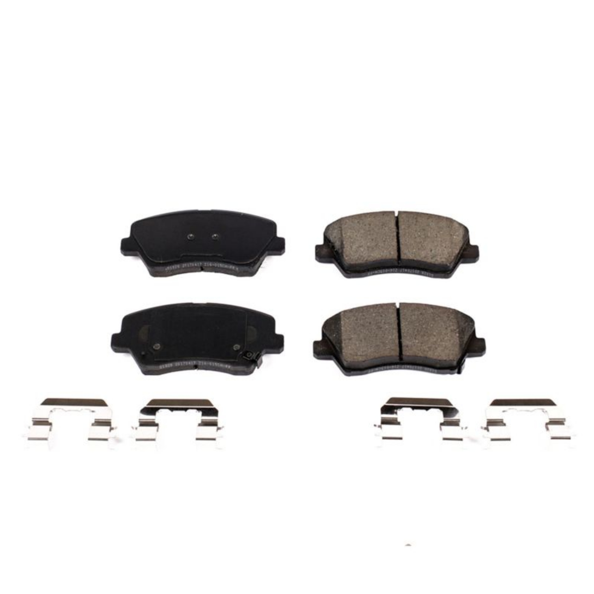 Picture of Power Stop 2017 Hyundai Elantra GT Front Z17 Evolution Ceramic Brake Pads w-Hardware
