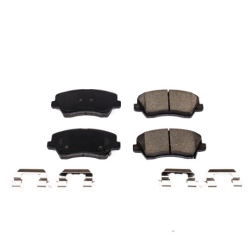 Picture of Power Stop 2017 Hyundai Elantra GT Front Z17 Evolution Ceramic Brake Pads w-Hardware