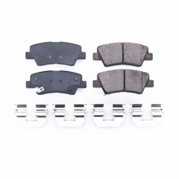 Picture of Power Stop 16-19 Hyundai Tucson Rear Z17 Evolution Ceramic Brake Pads w-Hardware