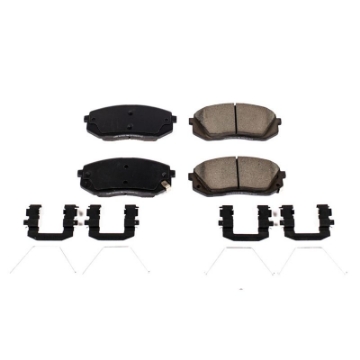 Picture of Power Stop 2019 Hyundai Elantra GT Front Z17 Evolution Ceramic Brake Pads w-Hardware
