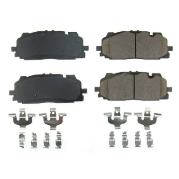 Picture of Power Stop 2019 Audi A6 Quattro Front Z17 Evolution Ceramic Brake Pads w-Hardware