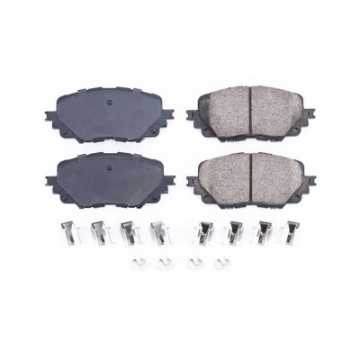 Picture of Power Stop 17-19 Fiat 124 Spider Front Z17 Evolution Ceramic Brake Pads w-Hardware