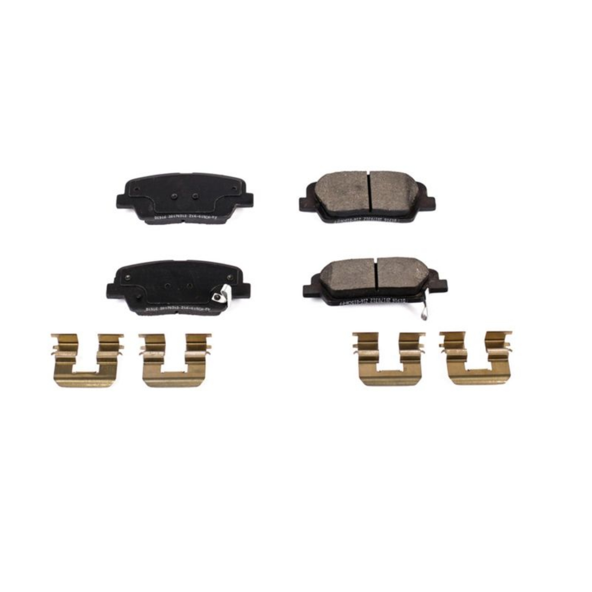 Picture of Power Stop 10-18 Hyundai Santa Fe Rear Z17 Evolution Ceramic Brake Pads w-Hardware