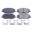 Picture of Power Stop 17-18 Hyundai Santa Fe Front Z17 Evolution Ceramic Brake Pads w-Hardware