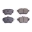 Picture of Power Stop 17-19 Mercedes-Benz E300 Rear Z17 Evolution Ceramic Brake Pads w-Hardware
