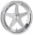 Picture of Weld Alumastar 1-Piece 15x3-5 - Anglia Spindle MT - 1-75in- BS Polished Wheel - Non-Beadlock