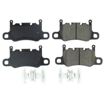 Picture of Power Stop 2017 Porsche Panamera Rear Z17 Evolution Ceramic Brake Pads w-Hardware