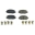 Picture of Power Stop 18-19 Jeep Compass Rear Z17 Evolution Ceramic Brake Pads w-Hardware