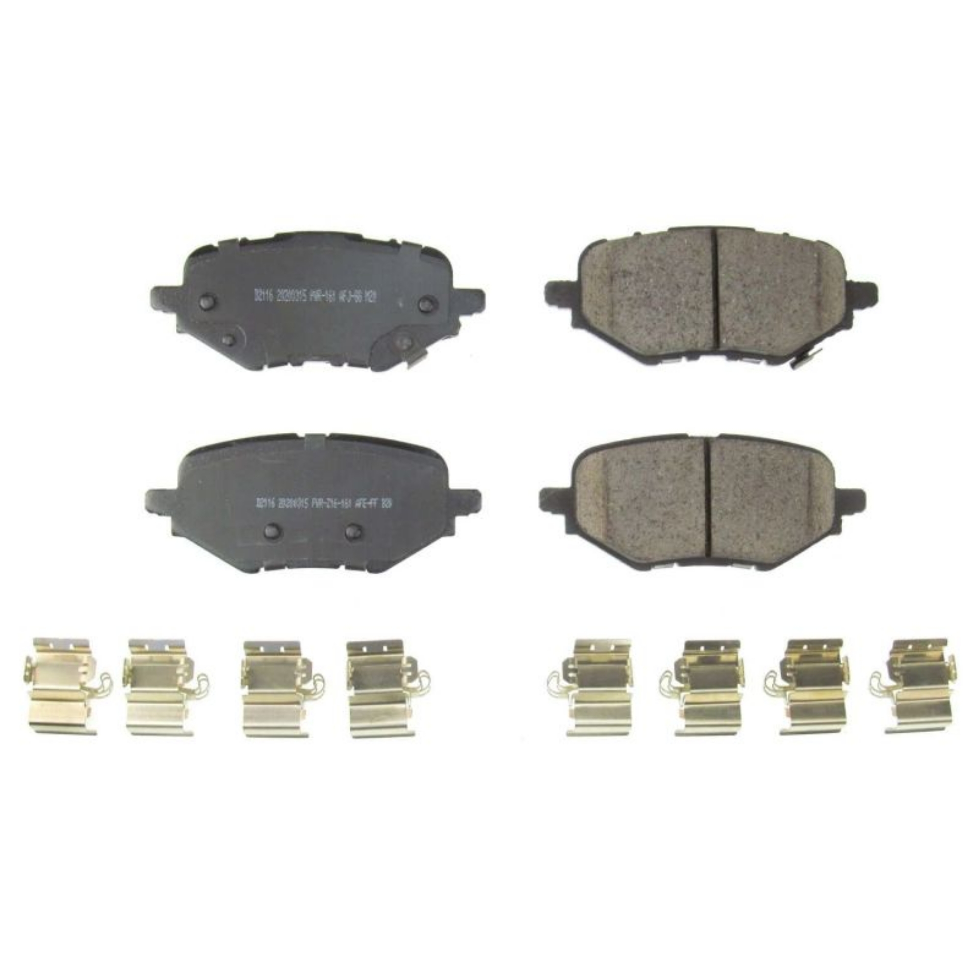 Picture of Power Stop 18-19 Honda Clarity Rear Z17 Evolution Ceramic Brake Pads w-Hardware